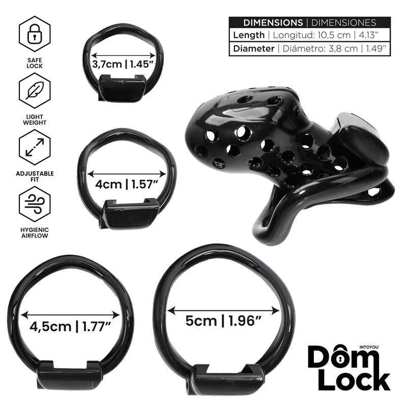 Convict Chastity Cage with Internal Lock