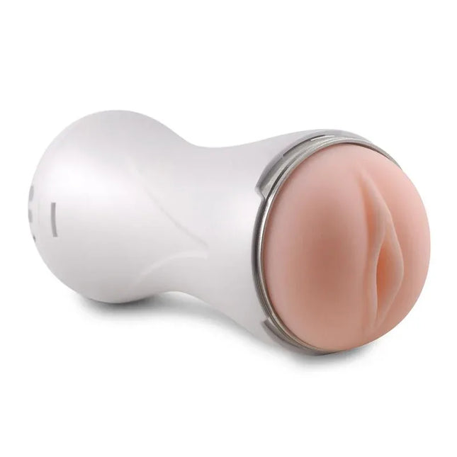 Vibrating Masturbating USB Happy Sport ergonomic design for discreet satisfaction with 10 vibration functions and sound feature.