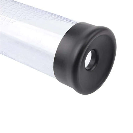 Masturbator Accu-Meter Power Pump X4 21.5 x 6 cm - Transparent design for size-tracking experience and real-time progress monitoring.