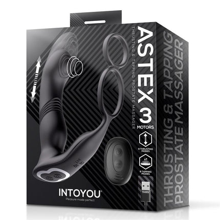 Astex Prostate Massager with Thrusting and Tapping