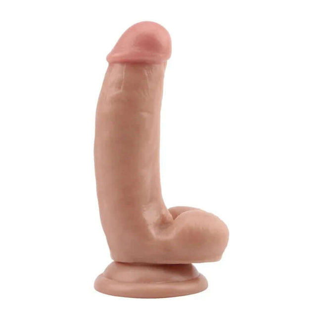 Realistic Dual Density Dildo 6.9 Flesh with lifelike texture and dual-density design for natural feel.