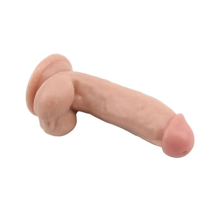 Realistic Dual Density Dildo 6.9 Flesh with lifelike texture and dual-density construction for natural feel and sensation.
