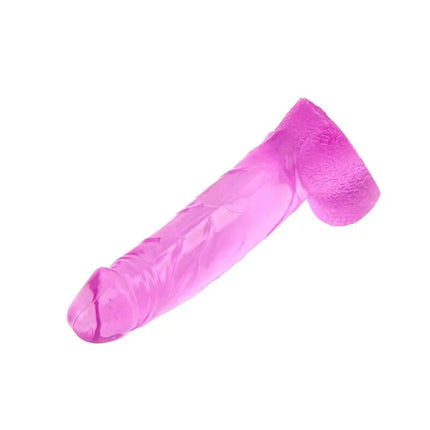 Transparent Dildo - Realistic Body & Safe Materials, phthalates-free, latex-free, pink design, lifelike shape for authentic experience.