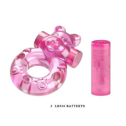 Cock Ring with Vibrating Bullet Bear