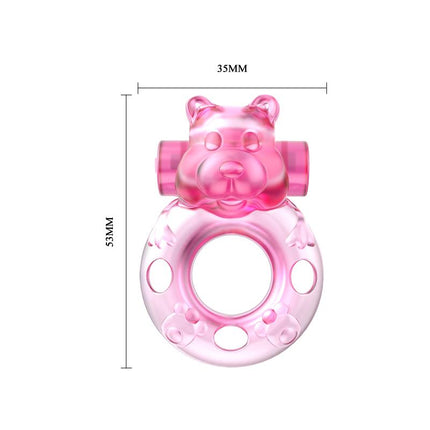 Cock Ring with Vibrating Bullet Bear