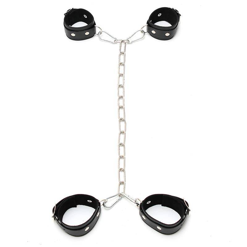 Cuffs with Metal Chain Adjustable