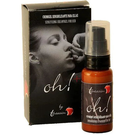 Oh! Cremigel Multi-orgasmic for Her 30 ml intimate gel with natural ingredients and stimulating sensations.