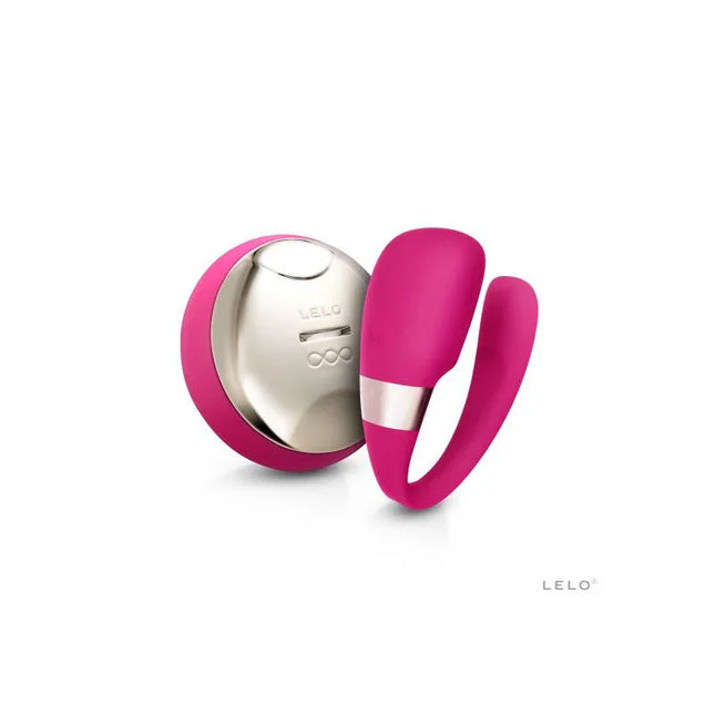 TIANI 3 Cerise pink vibrator with remote control, designed for pleasure with smooth silicone and intense vibrations for clitoral stimulation.