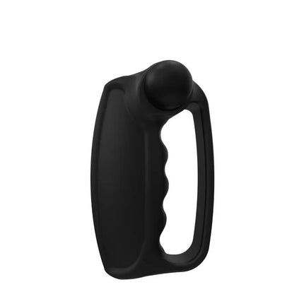 Vibrating Bullet Hand Vibe in black, featuring ergonomic design and body-safe silicone for personalized vibration patterns.