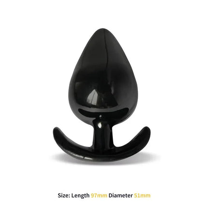 Alphona M Butt Plug Size M 9.7 cm x 5.1 cm premium silicone anal plug
