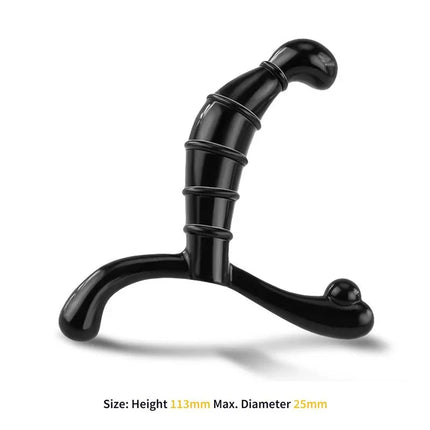 Audather Prostatic Massager 11.3 cm x 2.5 cm, premium prostate stimulator with curved and textured design for intensified pleasure.