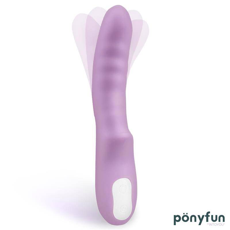Brightpurple Vibe y Rotator Double Motor 360º USB Silicone