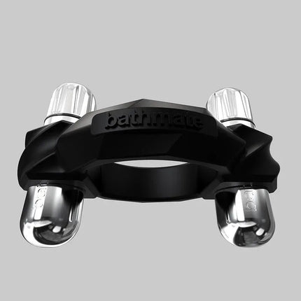 Ring Hydro Vibe USB Silicone with dual bullet vibrators for Bathmate pump, designed for enhanced sensation and size improvement.