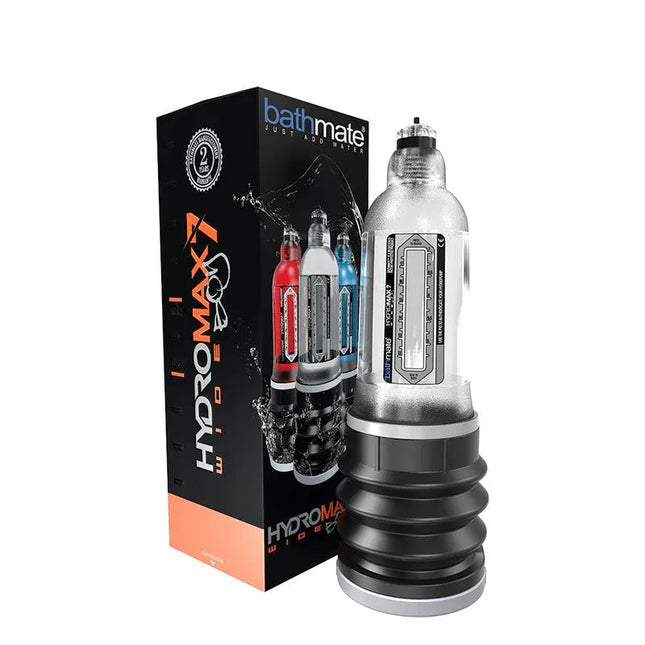 Penis Pump Hydromax7 Wide Boy Clear for enhanced erections and growth