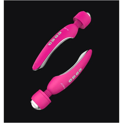 Masager and Vibe Electro Fuchsia with dual motors and 7 vibration functions, designed for full body massage and electro stimulation.