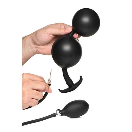 Ass Rattler Weighted Inflatable Anal Balls