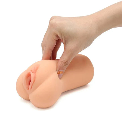 Dee Mattingly Realistic Male Masturbator Vagina showcasing lifelike design and soft TPE material for intimate solo experience.