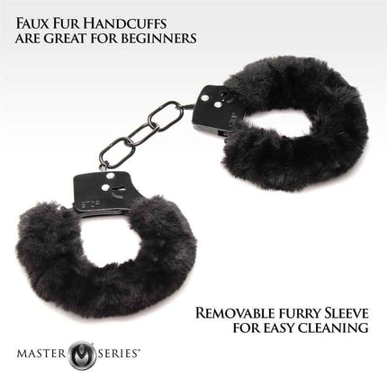Furry Handcuffs Black