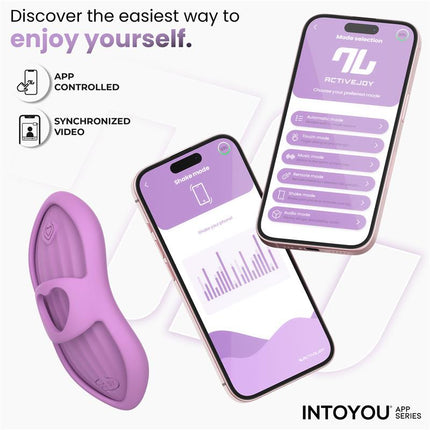 Laia Heated Finger Vibrator with App Lavender