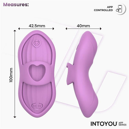 Laia Heated Finger Vibrator with App Lavender