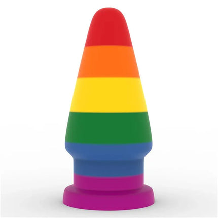 Butt Plug Prider 6 LGBT rainbow silicone anal plug for pride celebration