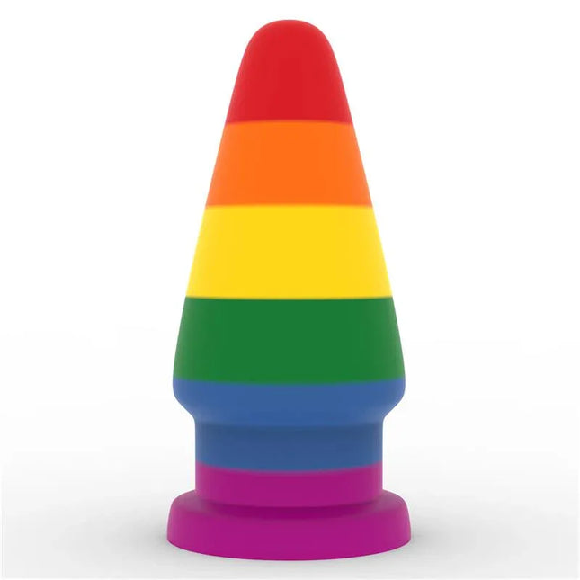 Butt Plug Prider 6 LGBT rainbow silicone anal plug for pride celebration