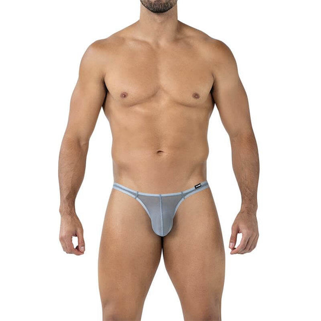 C4MSPX06 Brazilian Thong Mesh Grey S