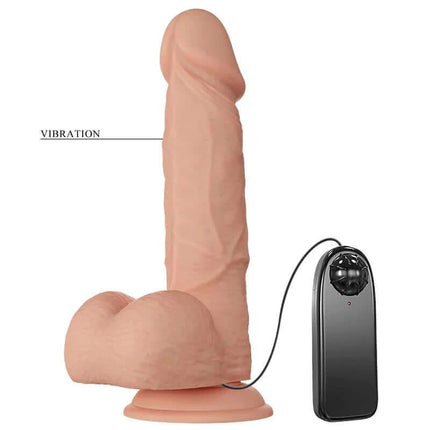 Realistic Vibrator 8,5 Remote Control with lifelike detailing and remote operation
