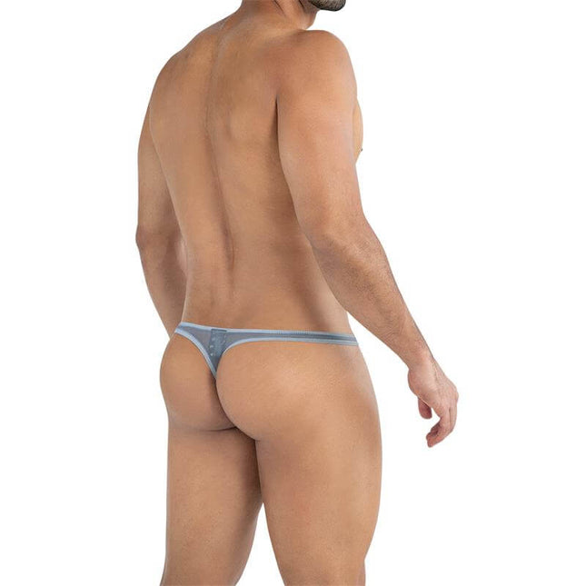 C4MSPXBUL04 Thong Bulge Plus Mesh Grey
