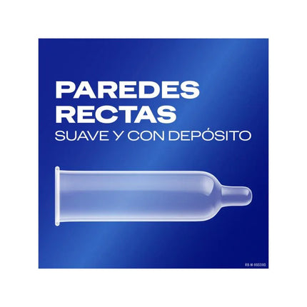 Natural XL Condoms 12 units with smooth surface and straight walls