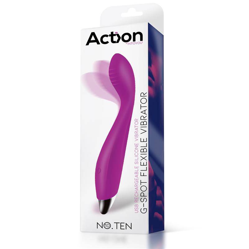 No Ten G Spot Hyper Flexible Vibe Magnetic USB Silicone