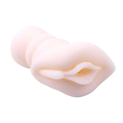 Fire a Gun No.02 White Masturbator - Realistic Experience, showcasing lifelike design and T-Skin material for enhanced stimulation.