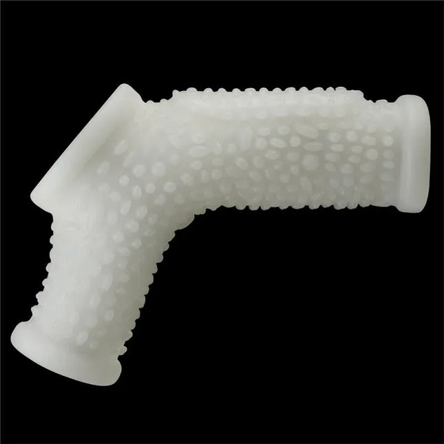 Penis and testicles sleeve with vibration Drip Knights for extended pleasure and comfort