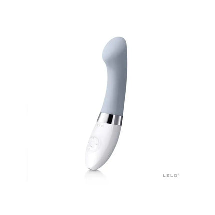 GIGI 2 Cool Gray G-spot massager with ergonomic design and waterproof features for enhanced pleasure.