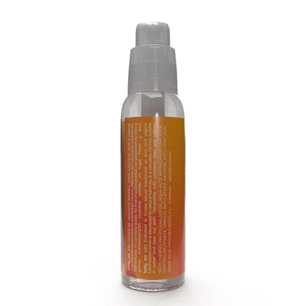 Water Based Serum Dispenser Heat Effect Gel 100 ml bottle with orange label