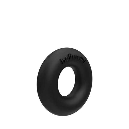 Barbarian Power Ring in black, flexible silicone for comfort and performance enhancement.