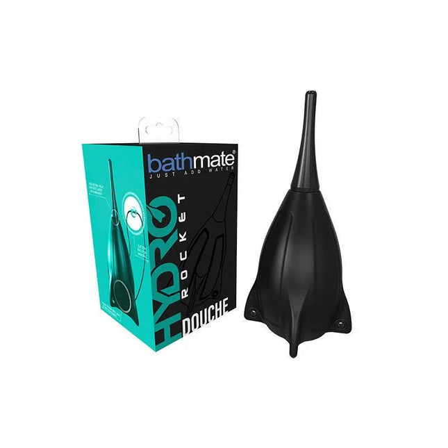 Hydro Rocket Anal Douche by Bathmate with packaging, ergonomic design for hygiene