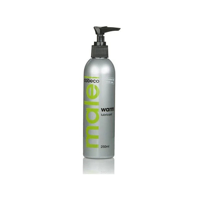Male Warm Effect Lubricant 250 ml bottle for intimate warming touch and sensual massage