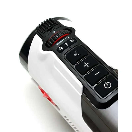 Close-up of controls on the Masturbator Future Pro Super Masturbator showcasing programmable modes.