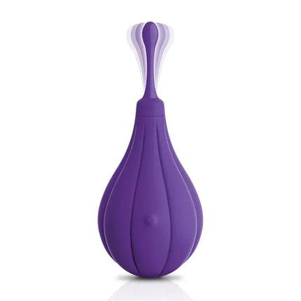 Purple Stimulator Focus Sonic vibrator with interchangeable silicone accessories