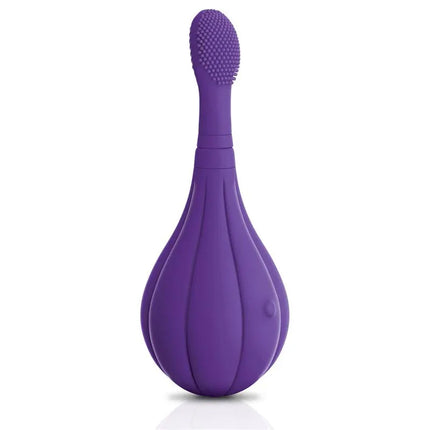 Purple Stimulator Focus Sonic vibrator with interchangeable silicone accessories for personalized experience.