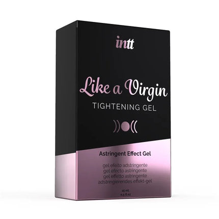 Like a Virgin Tightening Gel 15 ml packaging with astringent effect label