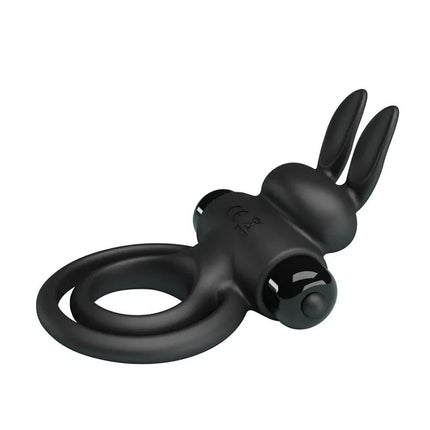 Vibrating Ring Vibrant Penis Ring III with dual-stimulation design and clitoral bunny-shaped stimulator for enhanced couples pleasure