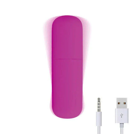 4Fun Vibrating Bullet and 4 Sleeves USB Waterproof Silicone in vibrant pink with USB charging, perfect for versatile pleasure and convenience.