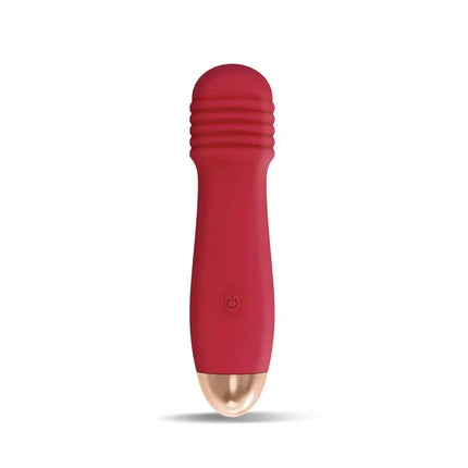 Nesta Stimulator 10 Speeds Rust Red, sleek design with 10 vibration levels, compact and ergonomic for versatile use, whisper-quiet motor