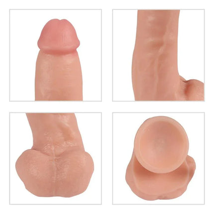 Realistic Vibe Remote Control Duke Lungton 22.5 cm features detailed texture and lifelike design for enhanced pleasure.