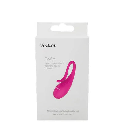 CoCo Fuchsia Couple Stimulator with silicone design for dual pleasure, battery-operated and waterproof. Enhance intimacy with ease and comfort.