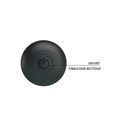 Vibrating Bullet Power Silicone 6 x 1.8 cm showing on/off vibration button detail for easy control