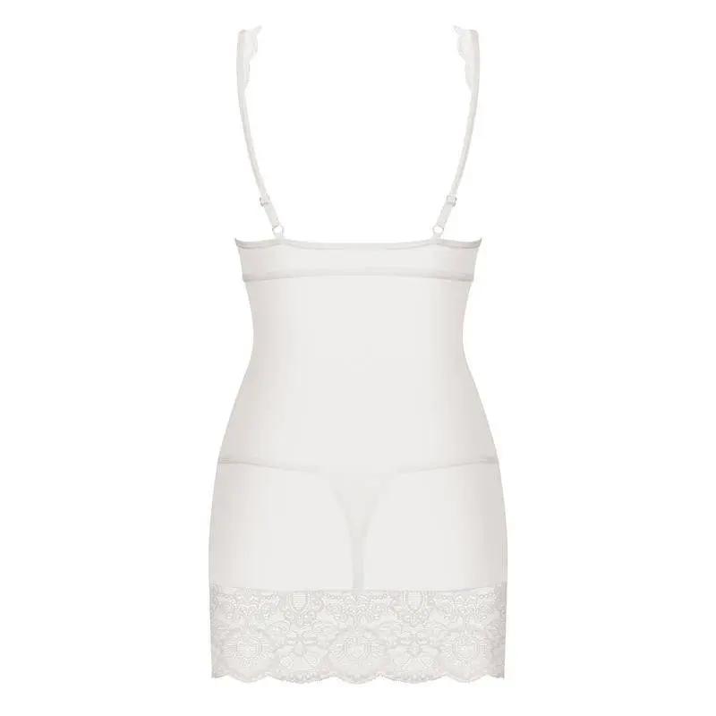 853 CHE 2 Chemise AND Thong White