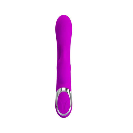 Vibe Neil Inflatable Function 23.7 cm triple stimulator in vibrant pink with G-spot targeting and inflatable features for enhanced pleasure.